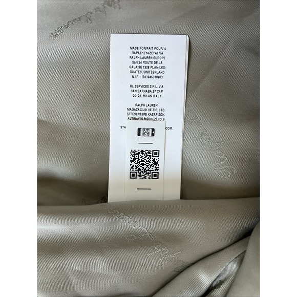 RALPH LAUREN COLLECTION PURPLE LABEL Welles SILVER SEQUIN Wide Leg Pants Size 12 - Picture 14 of 15